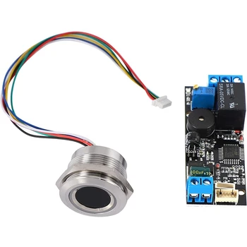 AM05-K202 DC12V Low Power Fingerprint Control Board + R503 Fingerprint Module Round Fingerprint Recognition Module
AM05-K202 DC12V Low Power Fingerprint Control Board + R503 Fingerprint Module Round Fingerprint Recognition Module