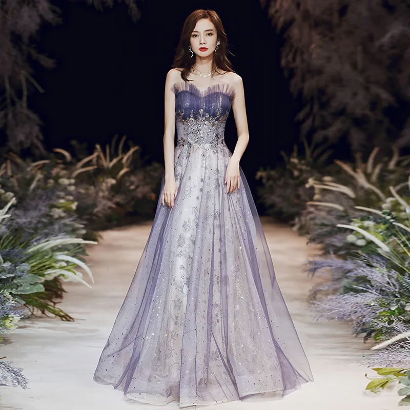 Роскошное пикантное фиолетовое вечернее платье с блестками и топом, женское праздничное платье знаменитости, сказочное платье подружки невесты на день рождения, A137
Роскошное пикантное фиолетовое вечернее платье с блестками и топом, женское праздничное платье знаменитости, сказочное платье подружки невесты на день рождения, A137