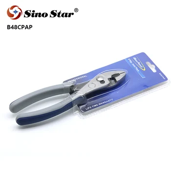 Snap on/ Blue Point B48CPAP hand tool Slip Joint Plier with Dual compound soft grip handles 
Snap on/ Blue Point B48CPAP hand tool Slip Joint Plier with Dual compound soft grip handles