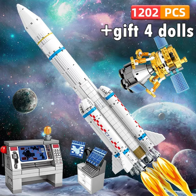 Technic Aerospace Rocket Building Blocks Collection Architecture Launch Aerospace Spaceship Carrier Bricks Toys for Children
Technic Aerospace Rocket Building Blocks Collection Architecture Launch Aerospace Spaceship Carrier Bricks Toys for Children