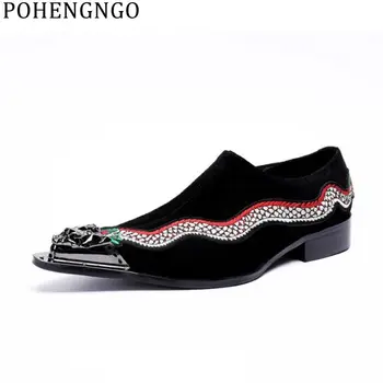 New Handmade Men velvet Business Dress Shoes Luxury Men Dragon Embroidered Banquet Party Shoes Sapato Social Masculino
New Handmade Men velvet Business Dress Shoes Luxury Men Dragon Embroidered Banquet Party Shoes Sapato Social Masculino