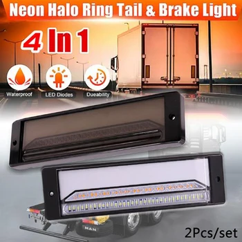 2pcs 3W Waterproof 147 LED Trailer Truck Brake Light Tail Light 10-30V DC Car Stop Rear Tail Light Rear Turn Signal Light BLACK 
2pcs 3W Waterproof 147 LED Trailer Truck Brake Light Tail Light 10-30V DC Car Stop Rear Tail Light Rear Turn Signal Light BLACK