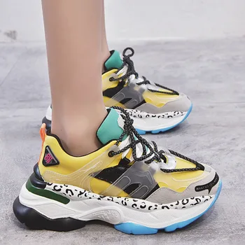 New Fashion Sneakers Women Cross-tied Casual Shoes Women Height Increasing Platform Chunky Sneakers
New Fashion Sneakers Women Cross-tied Casual Shoes Women Height Increasing Platform Chunky Sneakers