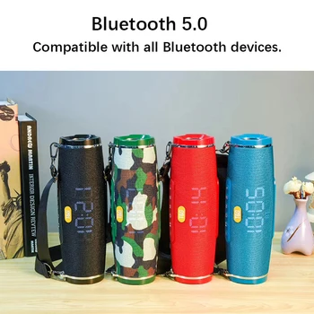 TG176 Portable Bluetooth Speaker Wireless Column With FM Radio LED Alarm Clock USB TF Waterproof Music Boombox Subwoofer Speaker
TG176 Portable Bluetooth Speaker Wireless Column With FM Radio LED Alarm Clock USB TF Waterproof Music Boombox Subwoofer Speaker