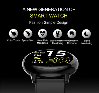 Sports Bracelet Smart Watch Sleep Blood Pressure Heart Rate Continuous Monitoring Waterproof Pedometer MultiFunction Watch
Sports Bracelet Smart Watch Sleep Blood Pressure Heart Rate Continuous Monitoring Waterproof Pedometer MultiFunction Watch