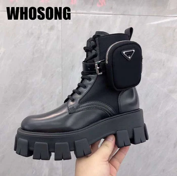 Cowhide Autumn Women Platform Shoes Ladies Mid Calf Boots Woman Real Leather Shoes Female Black Brand Boots Fashion Bottom Botas
Cowhide Autumn Women Platform Shoes Ladies Mid Calf Boots Woman Real Leather Shoes Female Black Brand Boots Fashion Bottom Botas
