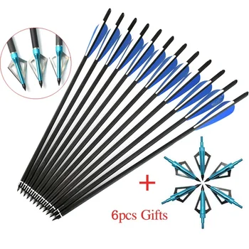 12pcs Hunting Crossbow Target Beast Arrows Archery 16/17/18/20/22 Inches Carbon Arrow with 125 Grains Broadheads Beast Arrow
12pcs Hunting Crossbow Target Beast Arrows Archery 16/17/18/20/22 Inches Carbon Arrow with 125 Grains Broadheads Beast Arrow