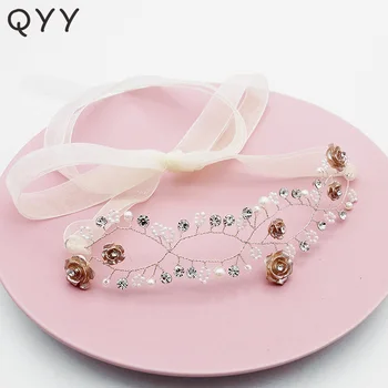 Fashion Wedding Hair Accessories for Girls Flower Pearl Headband Jewelry Gold Headbands Decoration Headpiece Hair Ornaments 
Fashion Wedding Hair Accessories for Girls Flower Pearl Headband Jewelry Gold Headbands Decoration Headpiece Hair Ornaments