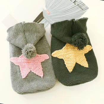 Small Puppy Clothes Pet Dog Cat Clothes for Autumn and Winter Sweaters Keep Warm Pet Clothing with Stars Printed Dog Sweaters
Small Puppy Clothes Pet Dog Cat Clothes for Autumn and Winter Sweaters Keep Warm Pet Clothing with Stars Printed Dog Sweaters