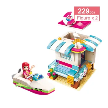 229Pcs/set City Girl Colorful Holidays Building Block Seaside Rescue House Lifeboat Model set Figures Educational Toy Girl Gifts
229Pcs/set City Girl Colorful Holidays Building Block Seaside Rescue House Lifeboat Model set Figures Educational Toy Girl Gifts