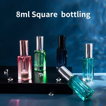 4ml/8ml Gradient Color Thick Glass Square Perfume Bottle Portable Travel Split Bottle
4ml/8ml Gradient Color Thick Glass Square Perfume Bottle Portable Travel Split Bottle