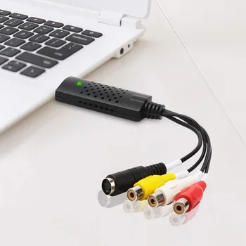 USB 2.0 Capture Card 1 Channel VCR VHS TV to DVD Converter Video Audio Adapter Video Tuner Box Grabber Compatible
USB 2.0 Capture Card 1 Channel VCR VHS TV to DVD Converter Video Audio Adapter Video Tuner Box Grabber Compatible