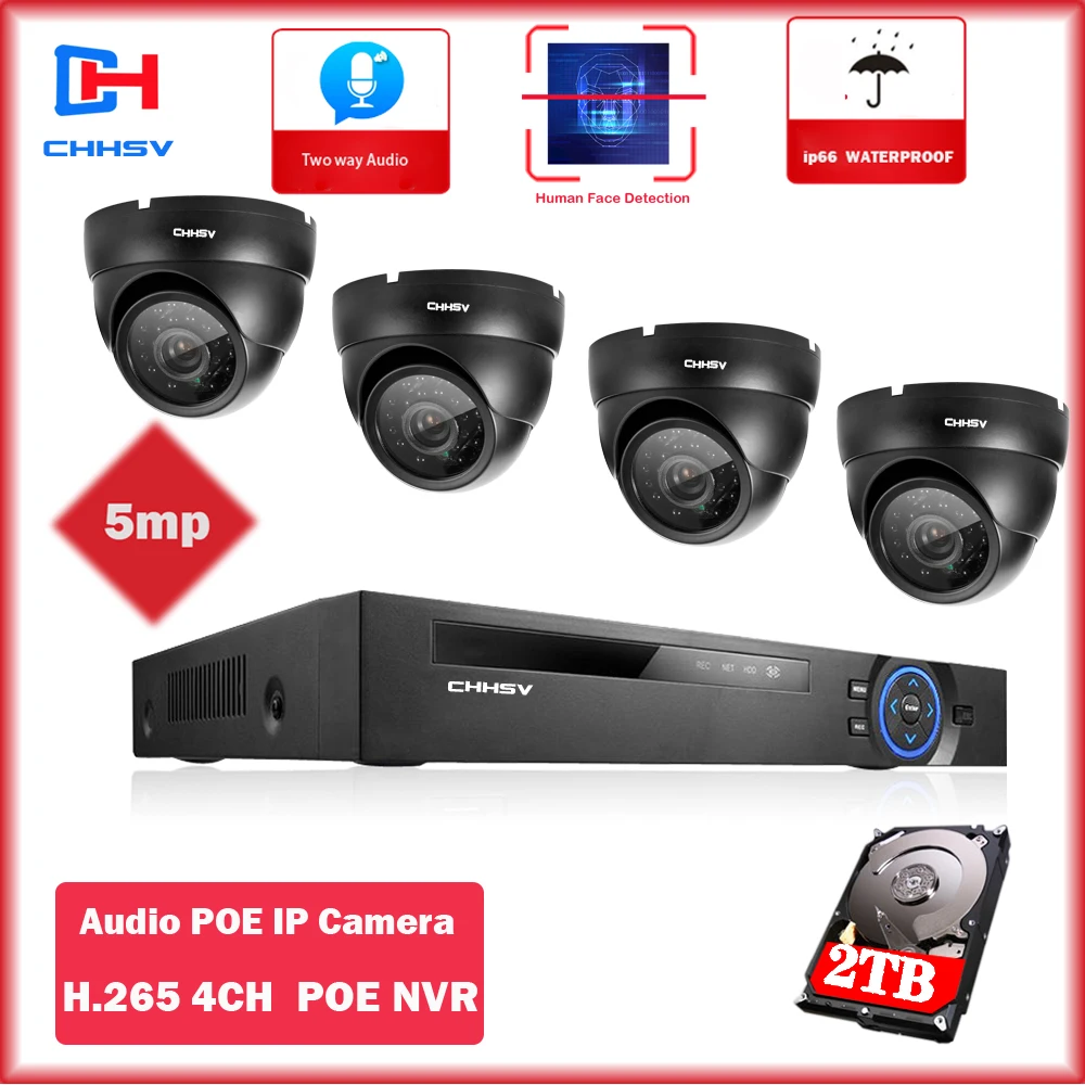 H.265 5MP Face Detection Recognition POE NVR CCTV Security System HD waterproof 5MP 1/3" Sony IMX335 IP Camera Surveillance Kit
H.265 5MP Face Detection Recognition POE NVR CCTV Security System HD waterproof 5MP 1/3" Sony IMX335 IP Camera Surveillance Kit
