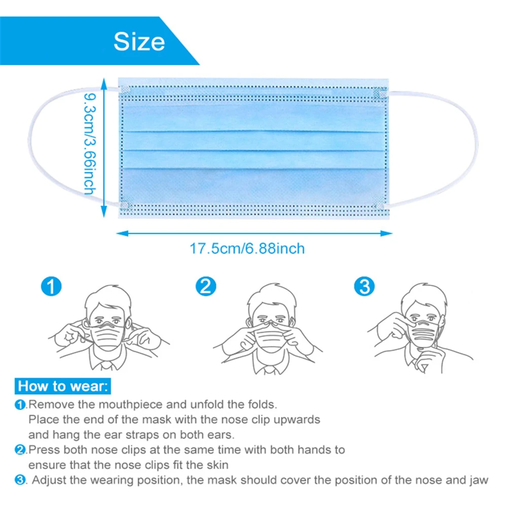 Masks for Women and Men Prevent Anti virus Non-woven fabrics Sterilization face Masks 50Pcs Factory price
Masks for Women and Men Prevent Anti virus Non-woven fabrics Sterilization face Masks 50Pcs Factory price