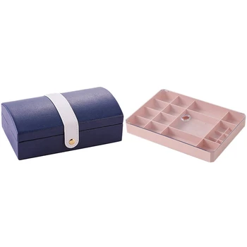 Multi-Lattice Jewelry Box Makeup Storage Necklace Travel Box Pink & Arched PU Fresh and Simple Jewelry Box 2 Layers
Multi-Lattice Jewelry Box Makeup Storage Necklace Travel Box Pink & Arched PU Fresh and Simple Jewelry Box 2 Layers