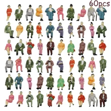 60pcs Model People All Seated 1:87 Painted Figures Passenger HO Scale Sitting People Outdoor Landscape Garden Decorations
60pcs Model People All Seated 1:87 Painted Figures Passenger HO Scale Sitting People Outdoor Landscape Garden Decorations