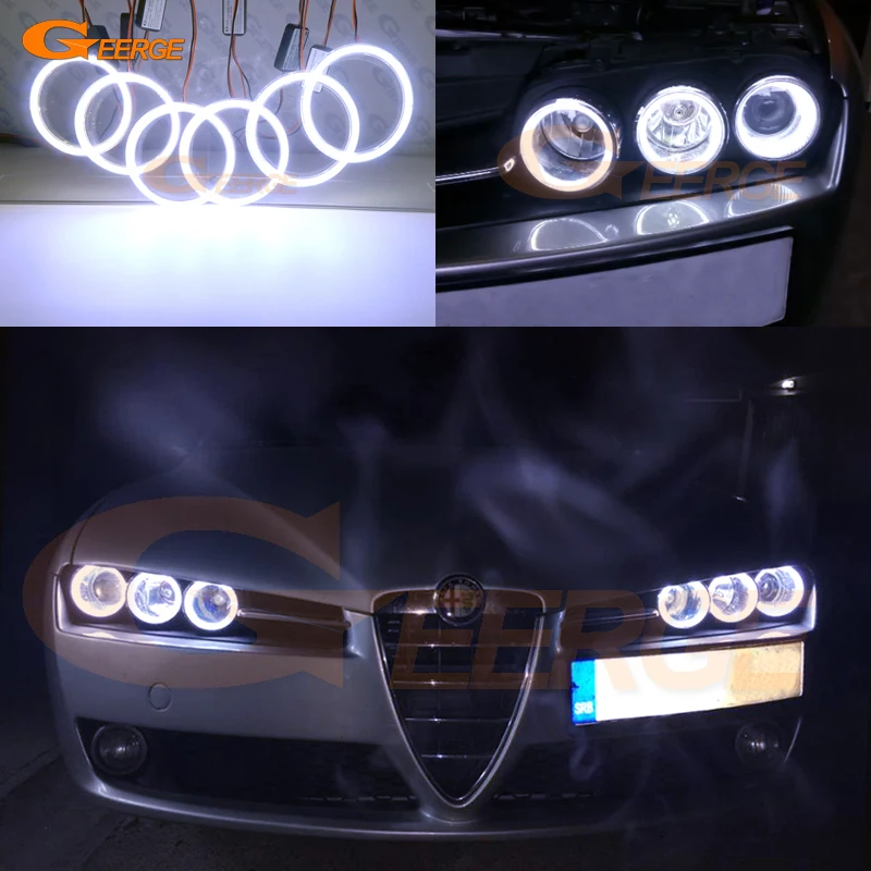 Excellent Ultra bright COB led angel eyes halo rings For Alfa Romeo Brera Spider 2005-2010
Excellent Ultra bright COB led angel eyes halo rings For Alfa Romeo Brera Spider 2005-2010