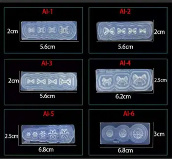 3D Carving Silicone Mold Nail Stamping Camellia/Shell/Bow Tie/Star Pattern DIY UV Gel Acrylic Crystal Nails Template
3D Carving Silicone Mold Nail Stamping Camellia/Shell/Bow Tie/Star Pattern DIY UV Gel Acrylic Crystal Nails Template