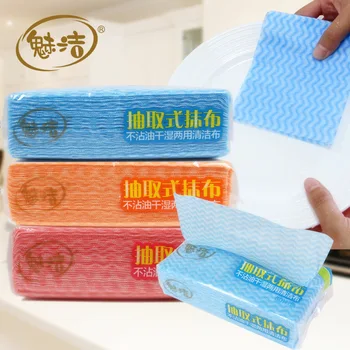 Removable Non-woven Cleaning Cloth Kitchen Paper Cleaning Scouring Pad Hand Towel ca zhuo bu Water and Oil Absorption Dish Towel
Removable Non-woven Cleaning Cloth Kitchen Paper Cleaning Scouring Pad Hand Towel ca zhuo bu Water and Oil Absorption Dish Towel
