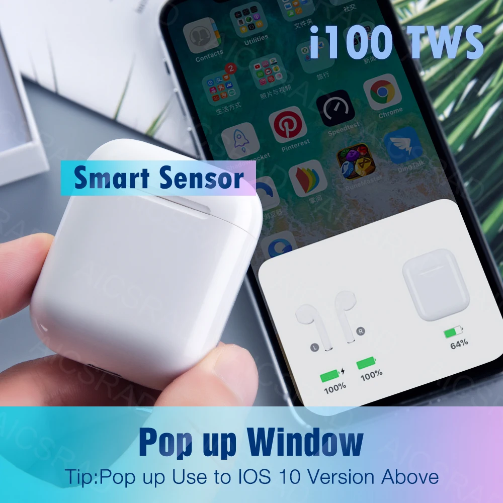 2019 i100 TWS Smart Sensor Pop up Earbuds Wireless Headphone Bluetooth 5.0 Super Bass Earphone PK W1 Chip i100 i90 i80 i60 TWS
2019 i100 TWS Smart Sensor Pop up Earbuds Wireless Headphone Bluetooth 5.0 Super Bass Earphone PK W1 Chip i100 i90 i80 i60 TWS