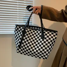 2021 Autumn Vintage Designer Women Handbag Zipper Bucket Checkerboard Large Capacity Tote Bag Lady Handbag Tote Hand Bag Handbag
2021 Autumn Vintage Designer Women Handbag Zipper Bucket Checkerboard Large Capacity Tote Bag Lady Handbag Tote Hand Bag Handbag