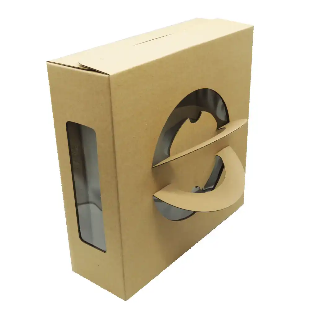 corrugated cardboard gable gift paper party birthday cake box