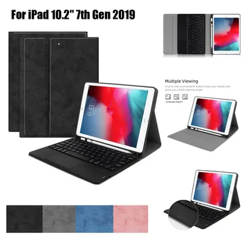 Tablet Cover 10.2'' PU Leather Cover For iPad 10.2 7th 2019 Case + Bluetooth Keyboard Touchpad Bluetooth Keyboard stand case
Tablet Cover 10.2'' PU Leather Cover For iPad 10.2 7th 2019 Case + Bluetooth Keyboard Touchpad Bluetooth Keyboard stand case