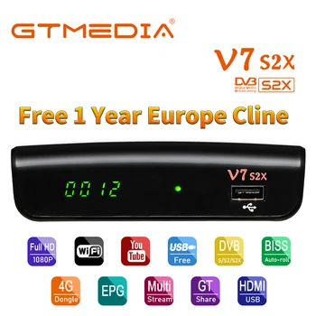 5PCS GTMEDIA V7 S2X satellite receiver DVB-S/S2/S2X AVS+ VCM ACM multi-stream T2MI Upgrade from Freesat
5PCS GTMEDIA V7 S2X satellite receiver DVB-S/S2/S2X AVS+ VCM ACM multi-stream T2MI Upgrade from Freesat