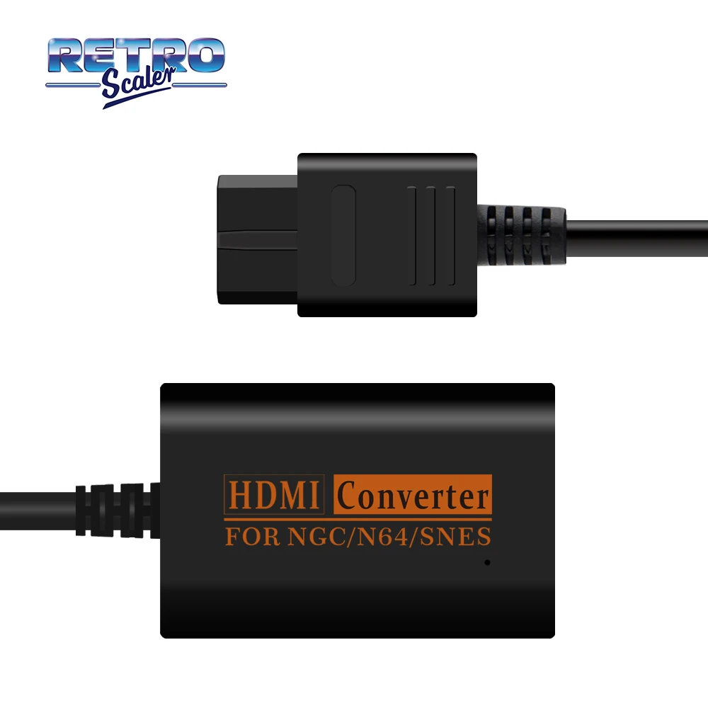 RetroScaler HDMI Converter 720p for Nintendo 64/SNES/NGC Gamecube Retro Video Game Console HD Cable
RetroScaler HDMI Converter 720p for Nintendo 64/SNES/NGC Gamecube Retro Video Game Console HD Cable