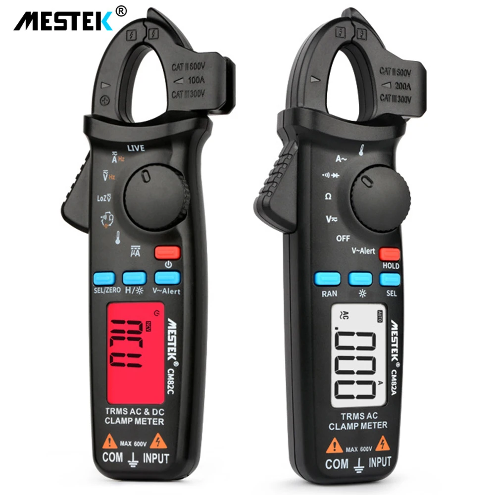MESTEK CM82A/B/C Digital Clamp Meter Multimeter Current Clamp Pincers AC/DC Voltage Resistance Tester Measuring Tools
MESTEK CM82A/B/C Digital Clamp Meter Multimeter Current Clamp Pincers AC/DC Voltage Resistance Tester Measuring Tools