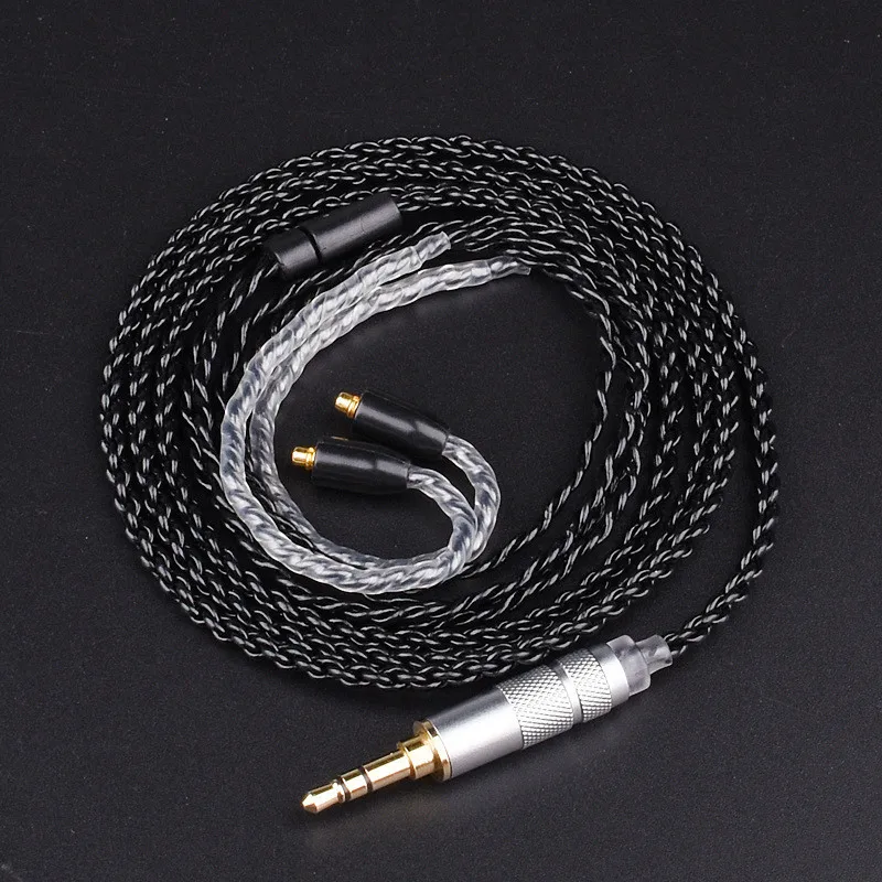 3 5 JACK аудио наушники Обновление кабель для Shure SE215 SE535 SE846 одиночный Кристалл Медь