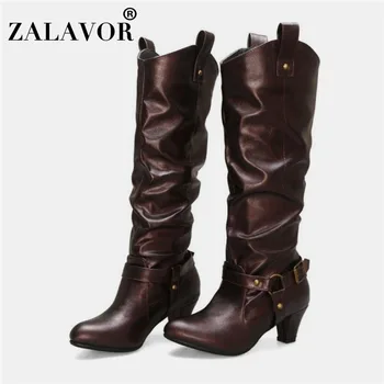 ZALAVOR Western Style Retro Pointed Toe Winter Boots Buckle Sexy Ladies Leisure Simple Shoes Woman Footwear Botas Size 34-43
ZALAVOR Western Style Retro Pointed Toe Winter Boots Buckle Sexy Ladies Leisure Simple Shoes Woman Footwear Botas Size 34-43