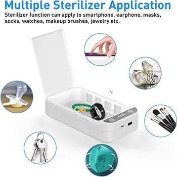 Ultraviolet Fast Disinfection Box USB Charge Professional Manicure Beauty Sterilizer Disinfection Box For Mask Jewelry Art Tool
Ultraviolet Fast Disinfection Box USB Charge Professional Manicure Beauty Sterilizer Disinfection Box For Mask Jewelry Art Tool
