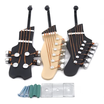 3pcs/set Multi-purpose Retro Style Guitar Heads Home Hooks Resin-made Clothes Hat Hangers Durable Wall-mounted Bag Purse Holder 
3pcs/set Multi-purpose Retro Style Guitar Heads Home Hooks Resin-made Clothes Hat Hangers Durable Wall-mounted Bag Purse Holder