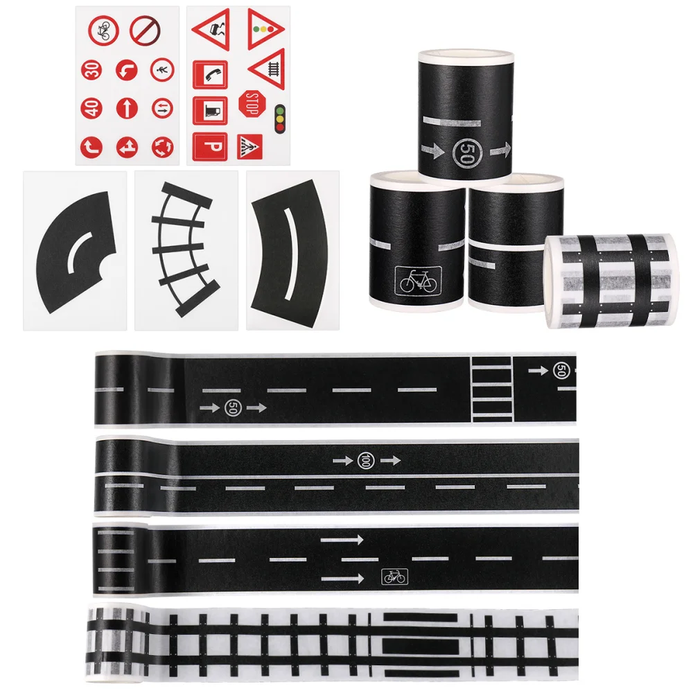 STOBOK 9pcs Railway Road Traffic Tape Washi Tape Sticker DIY Road Traffic Road Adhesive Masking Tape Car Stickers for Kids Toy C
STOBOK 9pcs Railway Road Traffic Tape Washi Tape Sticker DIY Road Traffic Road Adhesive Masking Tape Car Stickers for Kids Toy C