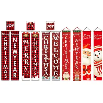 Christmas Porch Banner Red and Black Lattice Door Curtain Decoration Door Christmas Home Merry Christmas Hanging Decoration M7Z2
Christmas Porch Banner Red and Black Lattice Door Curtain Decoration Door Christmas Home Merry Christmas Hanging Decoration M7Z2