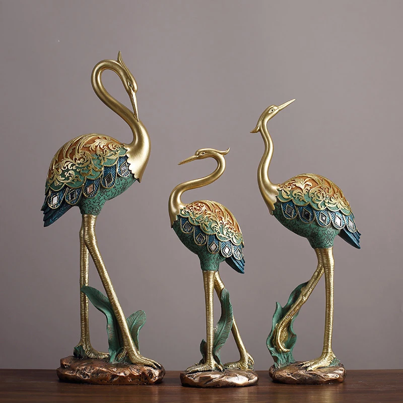 Chinese Hand Painted Fairy Crane Fengshui Resin Ornament Home Livingroom Table Figurines Crafts Office Desk Ornaments Decoration
Chinese Hand Painted Fairy Crane Fengshui Resin Ornament Home Livingroom Table Figurines Crafts Office Desk Ornaments Decoration