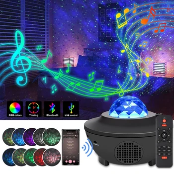 6/8W Colorful Starry Sky Galaxy Projector Blueteeth USB Voice Control Music Player LED Night Light USB Charging Lamp Gift
6/8W Colorful Starry Sky Galaxy Projector Blueteeth USB Voice Control Music Player LED Night Light USB Charging Lamp Gift