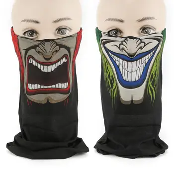 1pc Cycling Headwear Skull Clown Mask Cosplay Funny Clown Tube Neck Mask Scarf Motorcycle Bike Hunting Outdoor Mask 
1pc Cycling Headwear Skull Clown Mask Cosplay Funny Clown Tube Neck Mask Scarf Motorcycle Bike Hunting Outdoor Mask