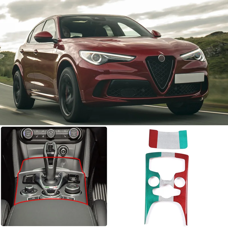 Real carbon fiber for Alfa Romeo Stelvio car styling Gearshift large panel protective shell Three-color model Car accessories
Real carbon fiber for Alfa Romeo Stelvio car styling Gearshift large panel protective shell Three-color model Car accessories