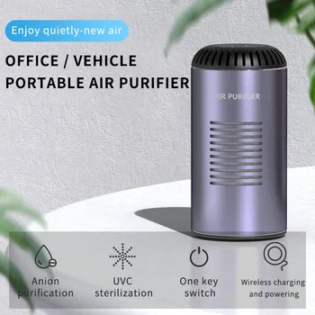 UVC Sterilizer Air Purifier for home Sterilizing Portable Wireless ionizer Car Air Purifier Remove Formaldehyde Anion Purifier
UVC Sterilizer Air Purifier for home Sterilizing Portable Wireless ionizer Car Air Purifier Remove Formaldehyde Anion Purifier