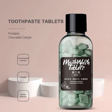 Teeth Whitening Toothpaste Tablets Scented Fresh Breath Chewable Mouthwash Tablets, 60 Counts
Teeth Whitening Toothpaste Tablets Scented Fresh Breath Chewable Mouthwash Tablets, 60 Counts
