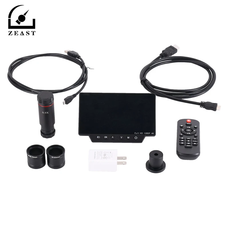 HY-1070 Microscope 16 Megapixel 4K 1080P USB Support WIFI Connection Digital Microscope With 1.0X 0.5X C-MOUNT Adapter
HY-1070 Microscope 16 Megapixel 4K 1080P USB Support WIFI Connection Digital Microscope With 1.0X 0.5X C-MOUNT Adapter