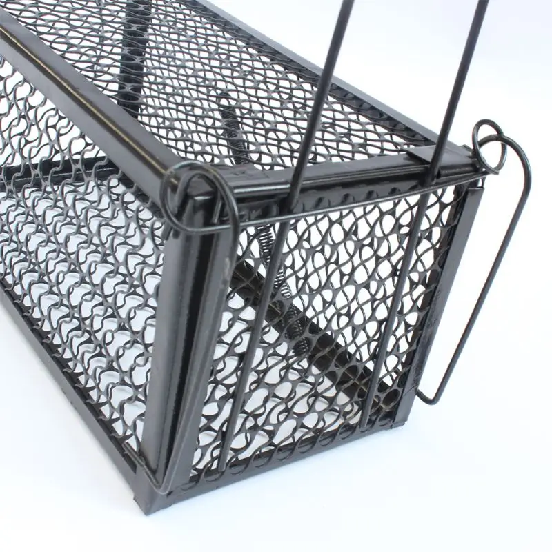 Rat Trap Pest Control Cage Humane Black Live Animal Catcher No Poison Mouse Catching Tool For Home Kitchen Warehouse E65B
Rat Trap Pest Control Cage Humane Black Live Animal Catcher No Poison Mouse Catching Tool For Home Kitchen Warehouse E65B