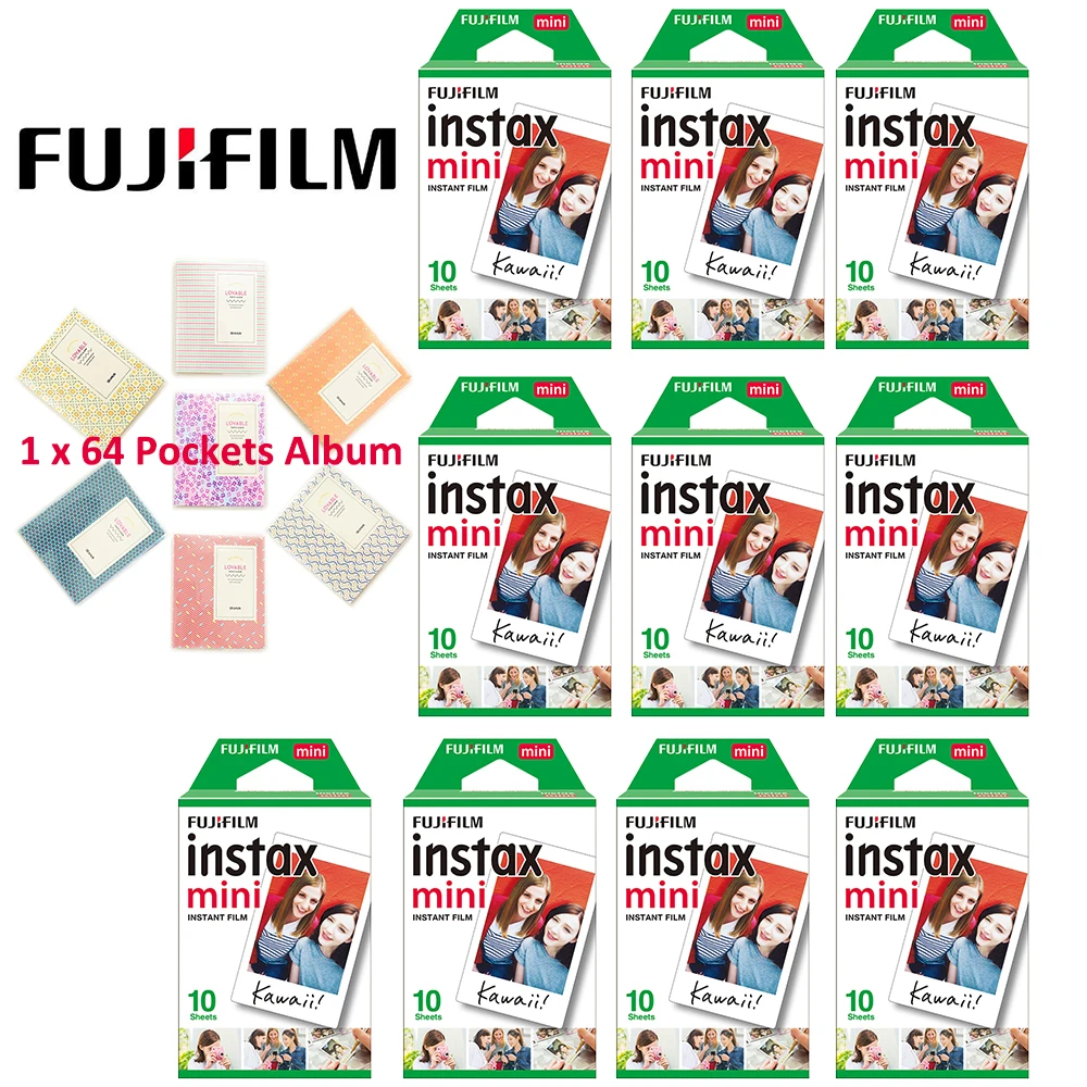 100 листов Fujifilm Fuji Instax Mini белая пленка мгновенная фотобумага для Instax Mini 12 11 8 70 25 90 камера SP-1 SP-2 + Бесплатный альбом 
100 листов Fujifilm Fuji Instax Mini белая пленка мгновенная фотобумага для Instax Mini 12 11 8 70 25 90 камера SP-1 SP-2 + Бесплатный альбом