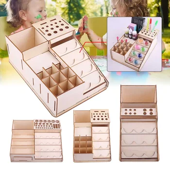 4 Types DIY Wooden Pigment Paint Bottle Display Rack Brushes Organizer Storage Stand Holder Crafts Tools 
4 Types DIY Wooden Pigment Paint Bottle Display Rack Brushes Organizer Storage Stand Holder Crafts Tools