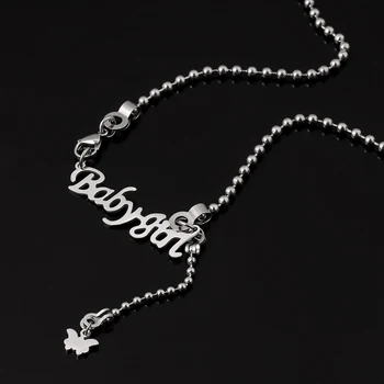 2020 Customized Stainless Steel Name Number Silver Color Necklace Creative Take Down Chain Unique Birthday Gift Jewelry Unisex
2020 Customized Stainless Steel Name Number Silver Color Necklace Creative Take Down Chain Unique Birthday Gift Jewelry Unisex