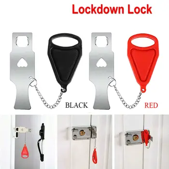 Portable Door Lock Privacy Security Travel Hotel Home Lockdown Lock Add alock
Portable Door Lock Privacy Security Travel Hotel Home Lockdown Lock Add alock