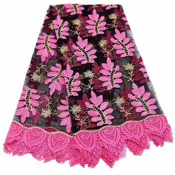 2020latest High quality African French net Lace fabric with biggest stones lace For Pary Long Dresses
2020latest High quality African French net Lace fabric with biggest stones lace For Pary Long Dresses