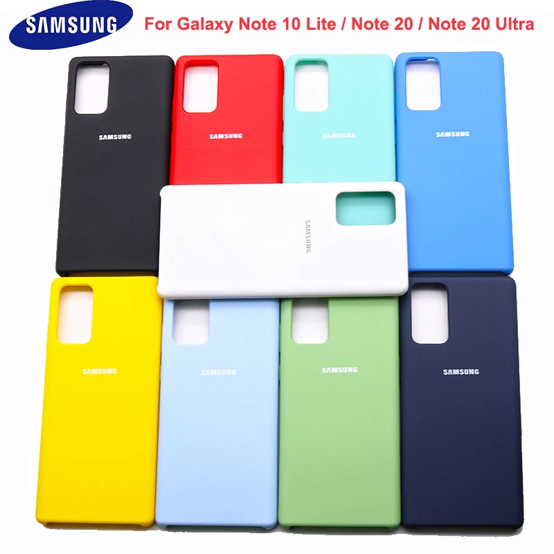 Samsung Note20 Ultra Case Original Liquid Silicone Soft Back Cover For Galaxy Note 10 Lite 20 case | Мобильные телефоны и